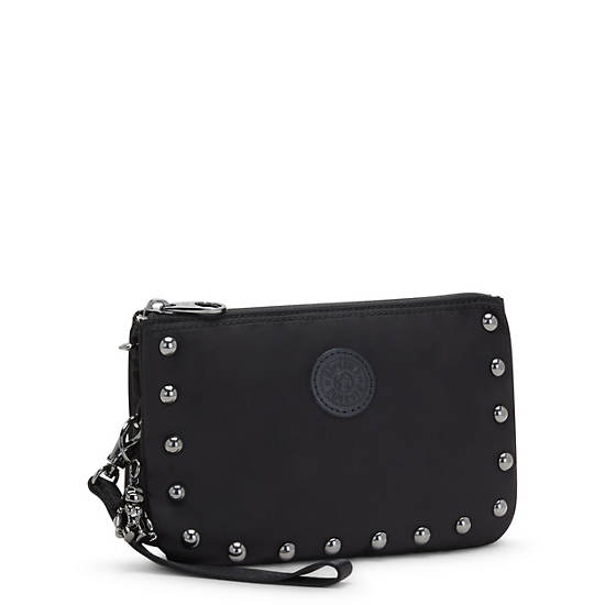 Sacs Kipling Creativity Extra Large Metallic Wristlet Noir | FR 1151JP